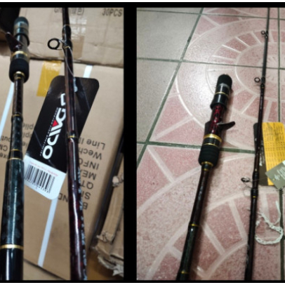 Alat Pancing Kuat Joran Daido Kraken Jigging Carbon Solid 602 Pe 3 5 180cm Overhead