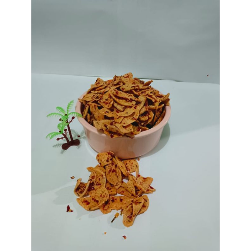 

Basreng Pedas Daun Jeruk 500G