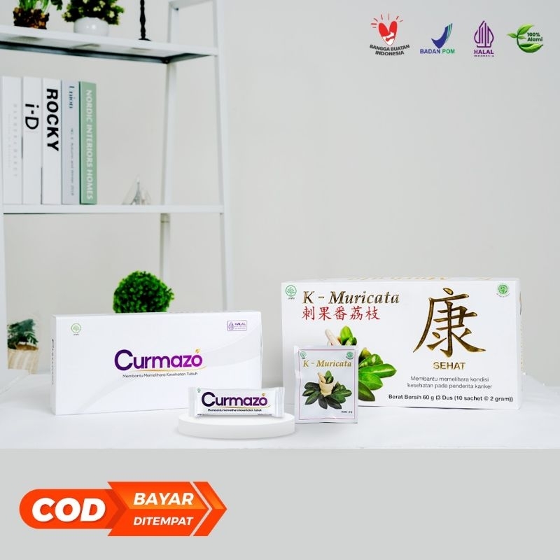 PAKET HERBAL CURMAZO & K MURICATA Obat Herbal Kista dan Miom BPOM