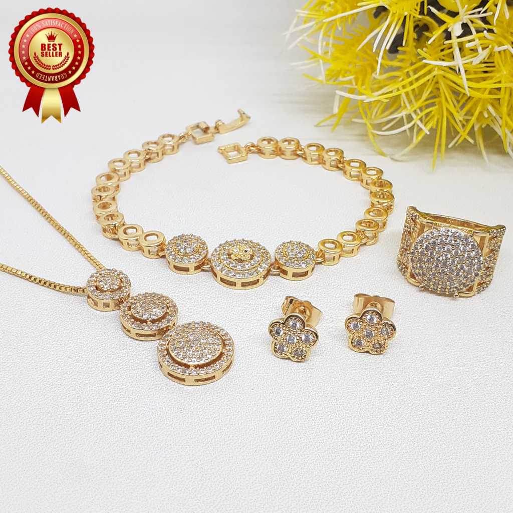 white-gelang xuping lapis emas model kekinian wanita dewasa kwalitas terbaik MK94