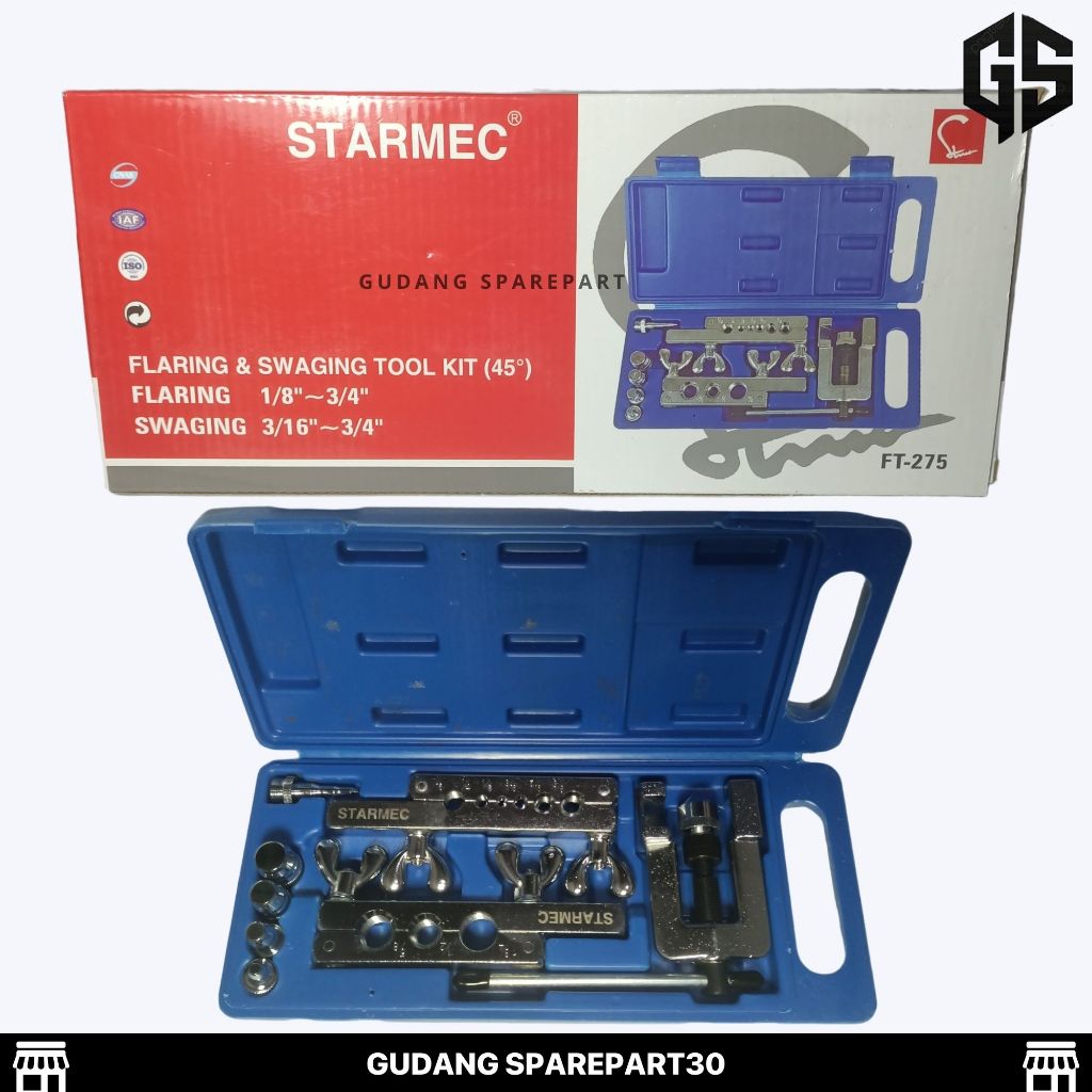 Flaring Tool Set FT-275 & Swaging Tool Kit Starmec
