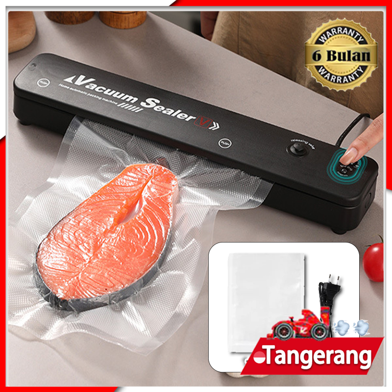 Vacum Sealer Makanan / Vakum Makanan Penyegel / Mesin Vakum Sealer Basah Dan Kering Gratis 10pcs Kan