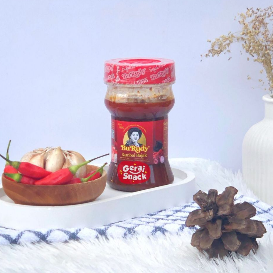 

Sambal Bajak Bu Rudy Khas Surabaya Free Bubble Wrap 110 g