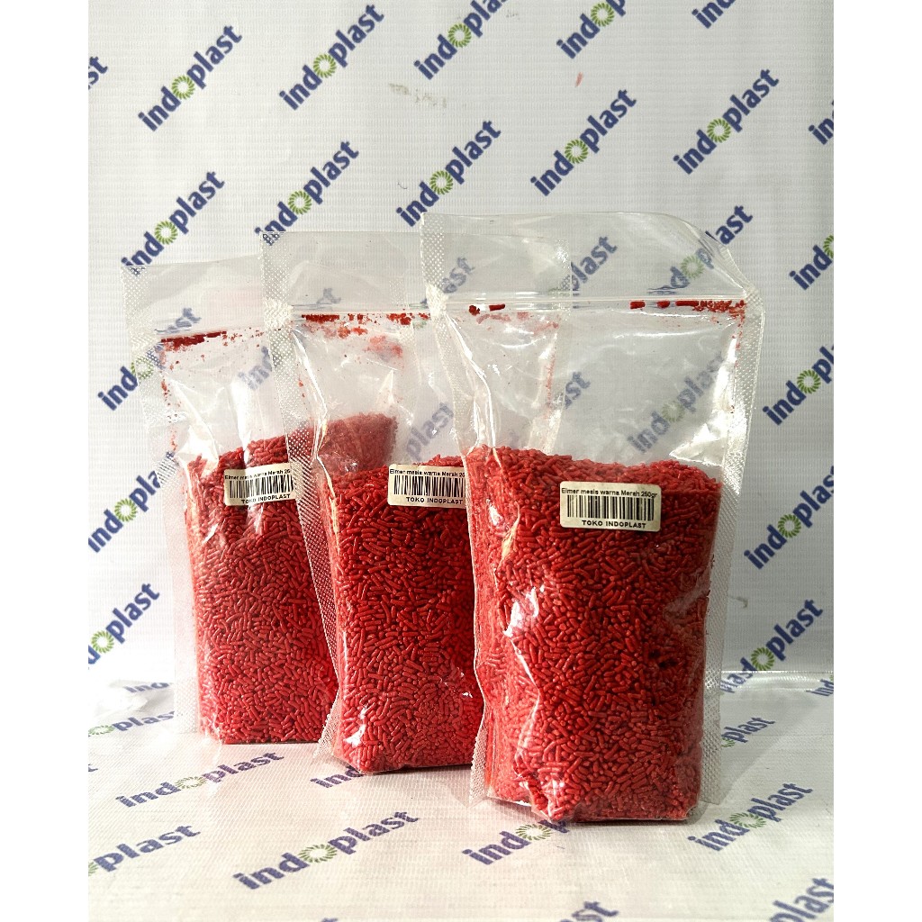 

seres ELMER meses meises butiran warna Merah repack 250gr