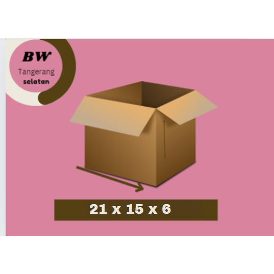 

Kardus Packing 21x15x6 - Karton Box Dus Kotak Kemasan Packaging Kecil Polos Murah Baru