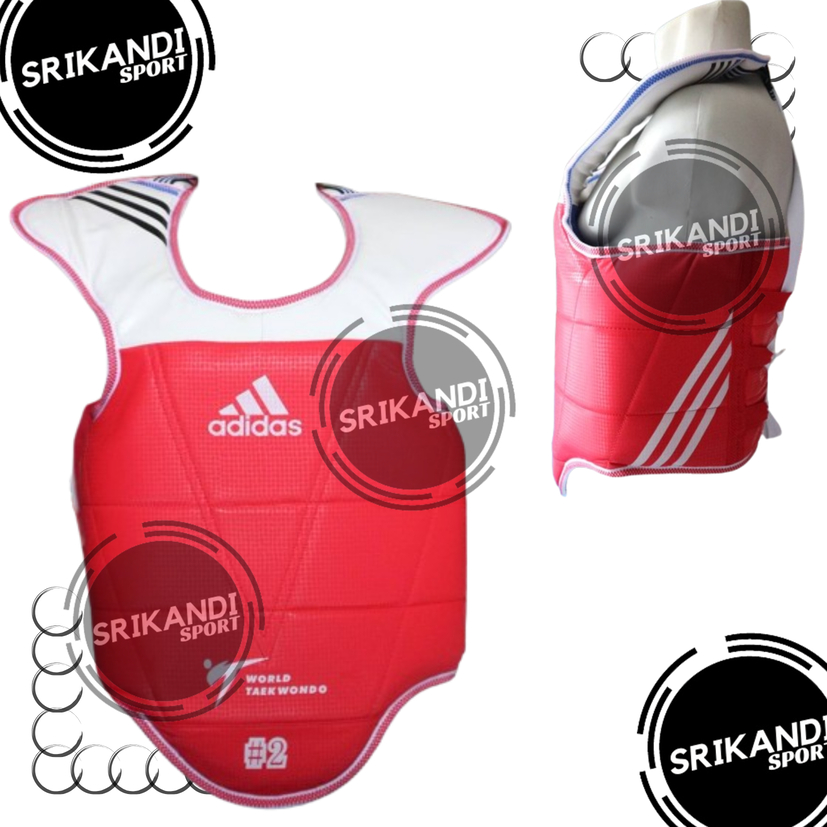 Body Protector Taekwondo 2 SISI Bolak Balik MERAH BIRU Pelindung Badan Taekwondo BODY TAEKWONDO