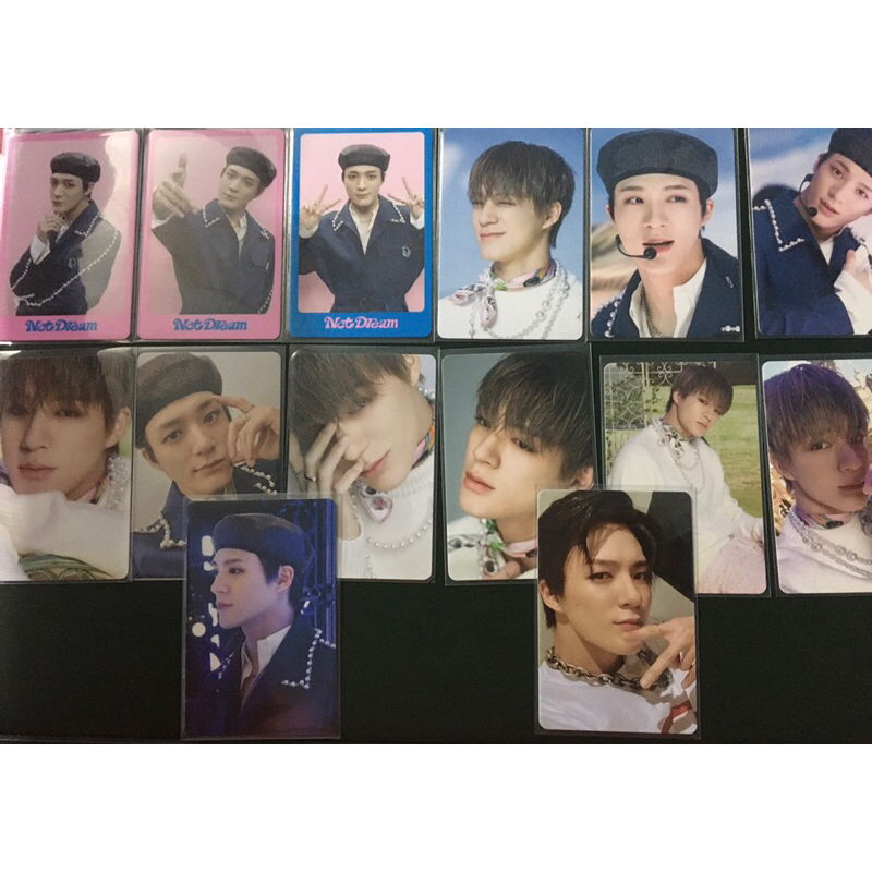 photocard dicon 101 & 102 taeyong jeno set nct official
