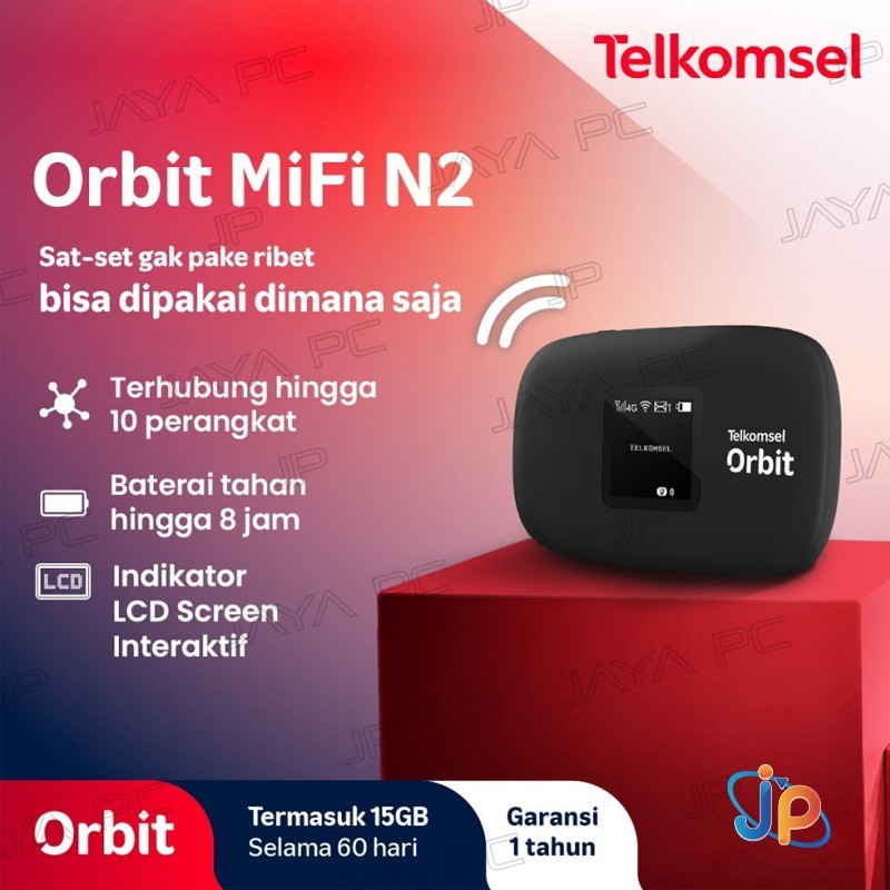 Telkomsel Orbit Mifi N2 Portable Modem Wifi 4G