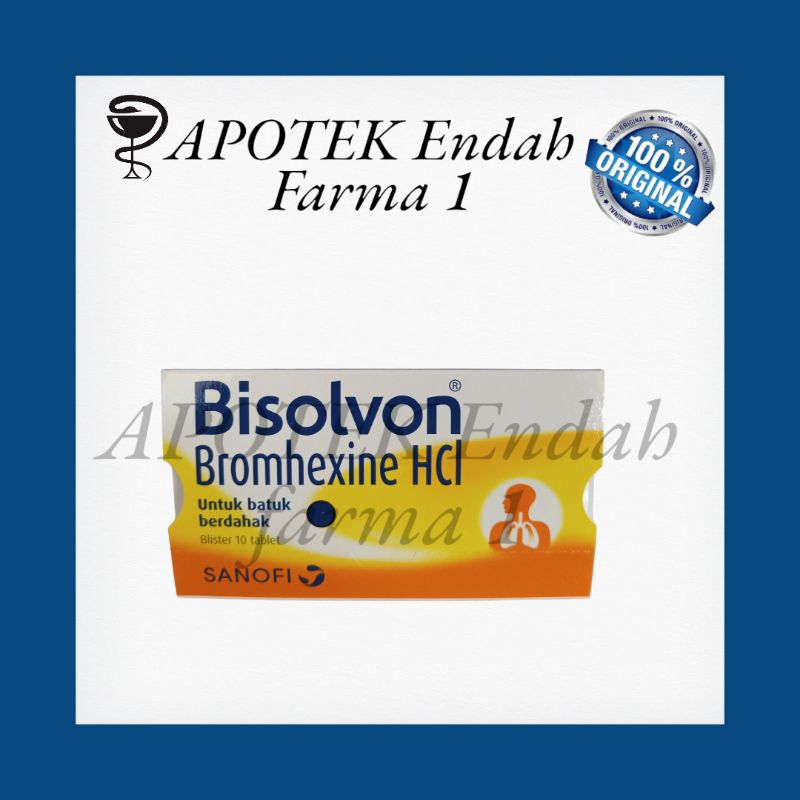 BISOLVON TABLET obat batuk berdahak