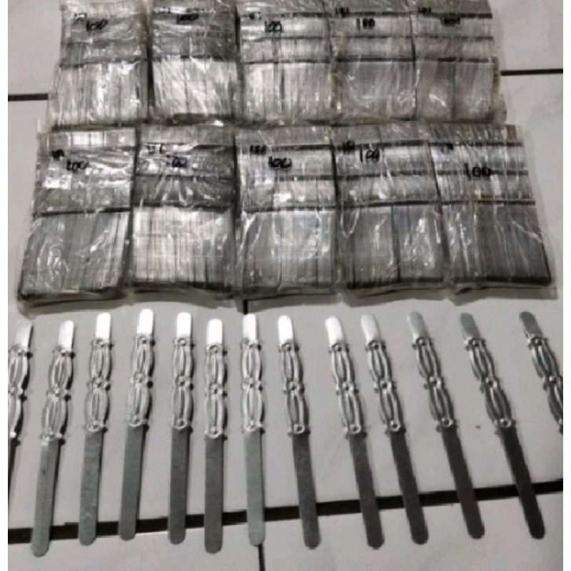 Besi Klem Tebok  kandang Lb/Murai (Isi 1Set)