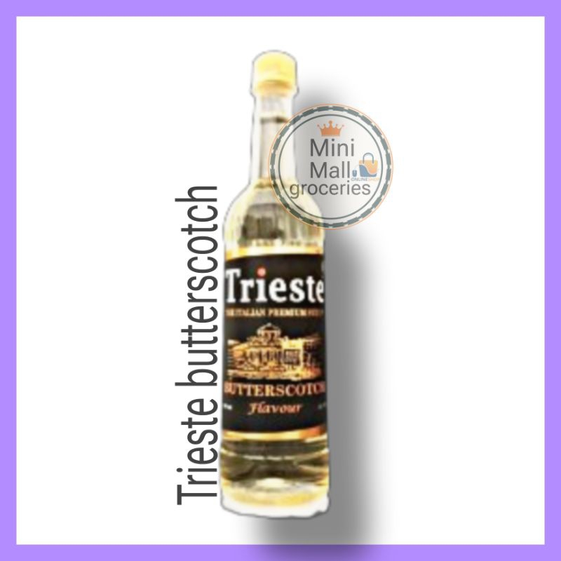 

trieste butterscotch 650ml syrup / sirup trieste