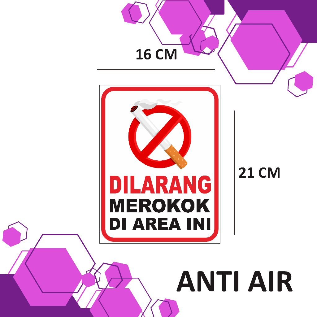 

STIKER DILARANG MEROKOK