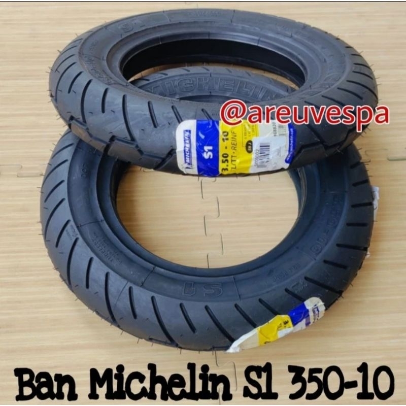 Ban tubeless michelin S1 350-10  kembang racing