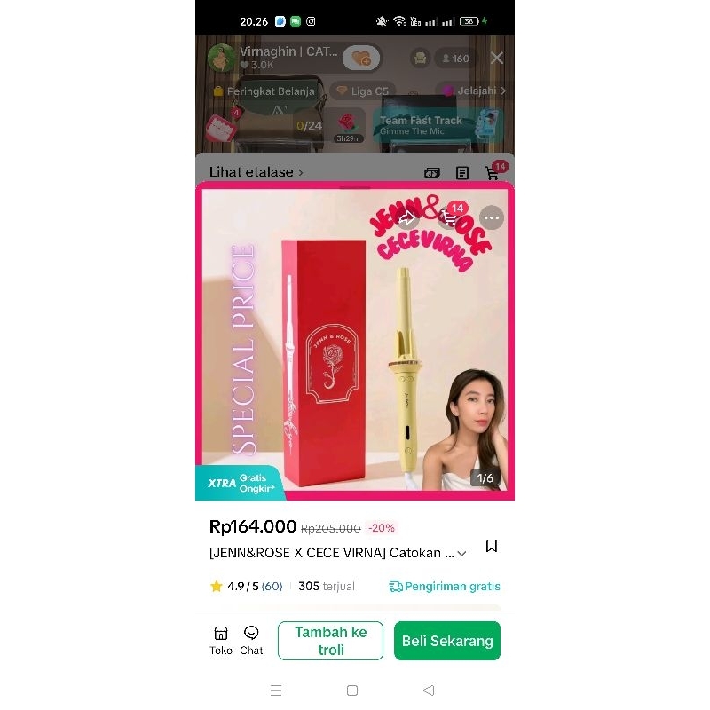 Catokan Curly rambut otomatis (PRELOVED)