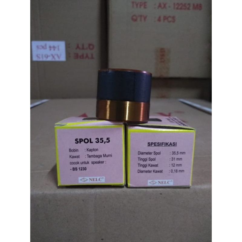 SPUL SPEAKER 35,5 TEMBAGA MURNI NELC 35,5 SPOL SPEAKER