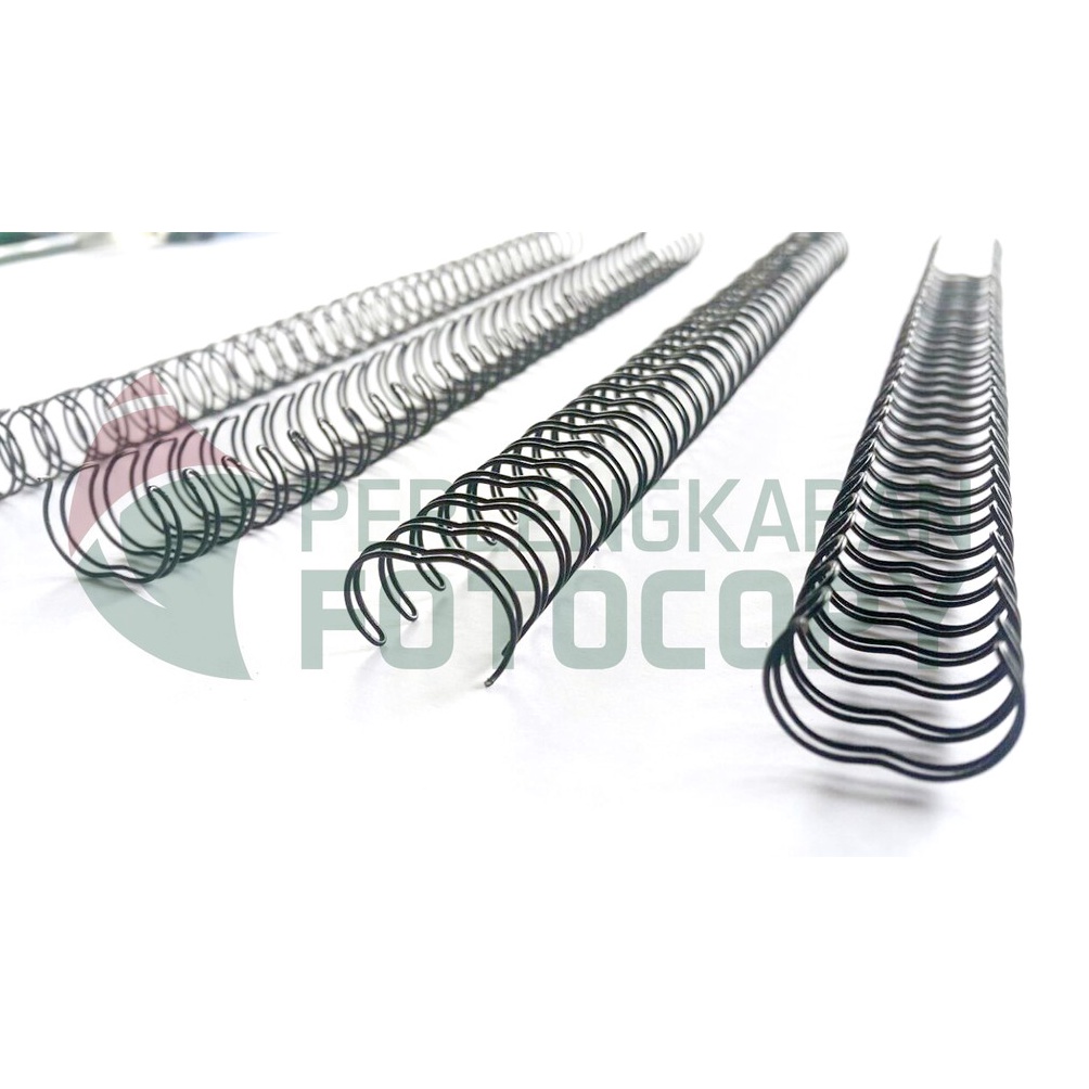 

KODE F49T Ring Kawat JilidSpiral Kawat Jilid 31 A5 24 LOOPS Harga untuk 1pcs