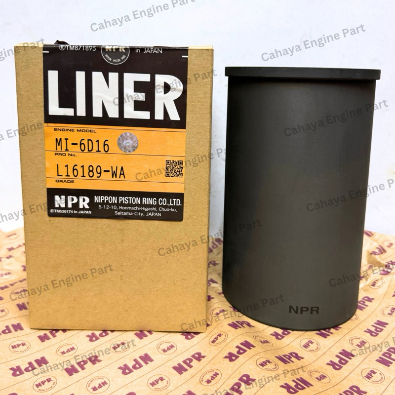 LINER NPR MITSUBISHI PS190 | 6D16 (1 SET, ISI 6 PCS)