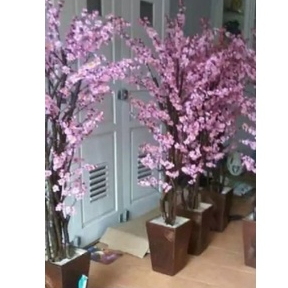 BG / COD / Tanaman Bunga Artificial Dekorasi Rumah Bunga Pajangan Bunga Sakura Hiasan Sudut Ruangan