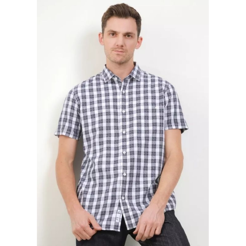 Kemeja Kotak Pria Original Lois KLS441