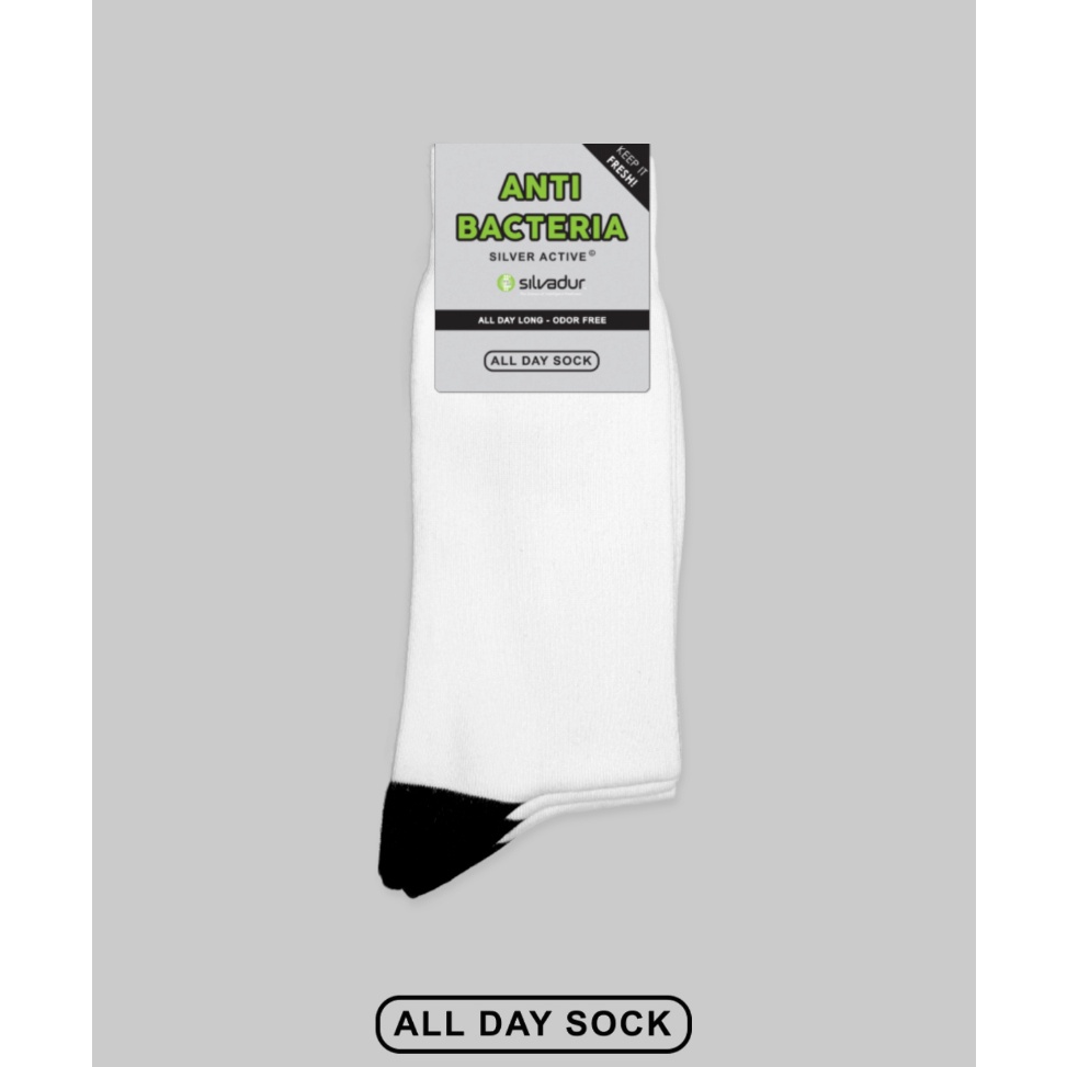 KODE Q73E All Day Sock  School Sock Dirty Free Knee Anti Bacteria 3 Pairs Pack