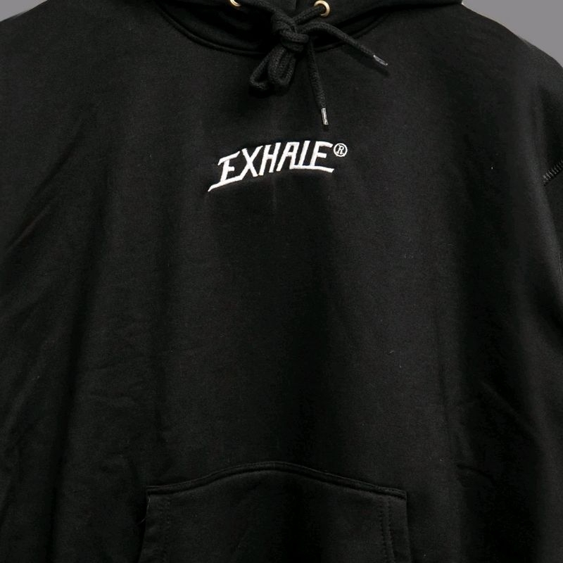 Hoodie Exhale Signature Black