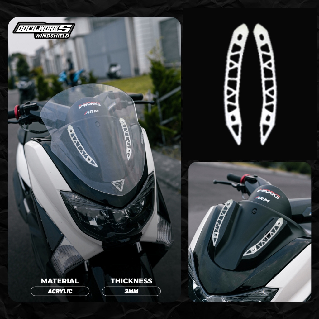 Garnish tameng New Nmax Nmax Old Garnish bracket windshield visor Nmax Old Nmax NEW