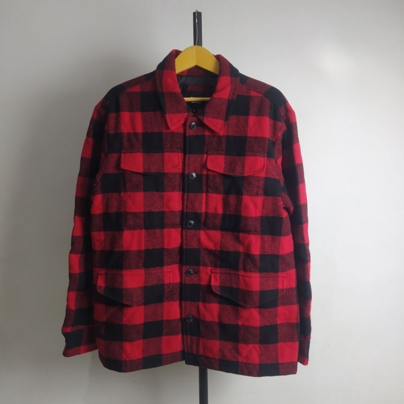 Design United Buffalo Plaid Jacket, Chore Plaid, hunting Jacket, Flannel Jacket