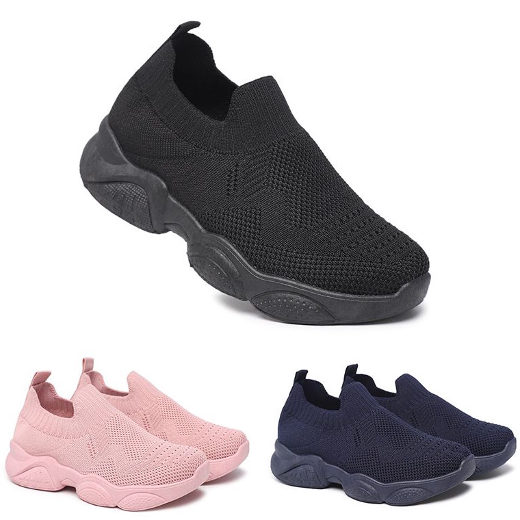 KODE T8I GROSIRCOD SEVENDAY SEPATU RAJUT SLIP ON ANAKANAK UNTUK USIA 29 TAHUN  BOY  GIRL HITAM WM231