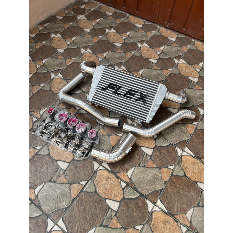 FLEX INTERCOOLER KIT TOYOTA INNOVA FORTUNER 2KD FREE PIPING OPEN FILTER