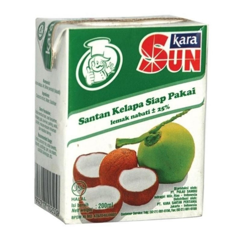 

KARA SUN SANTAN KELAPA SIAP PAKAI KEMASAN 200 ML BY KARA SANTAN PERTAMA T_NiaStore