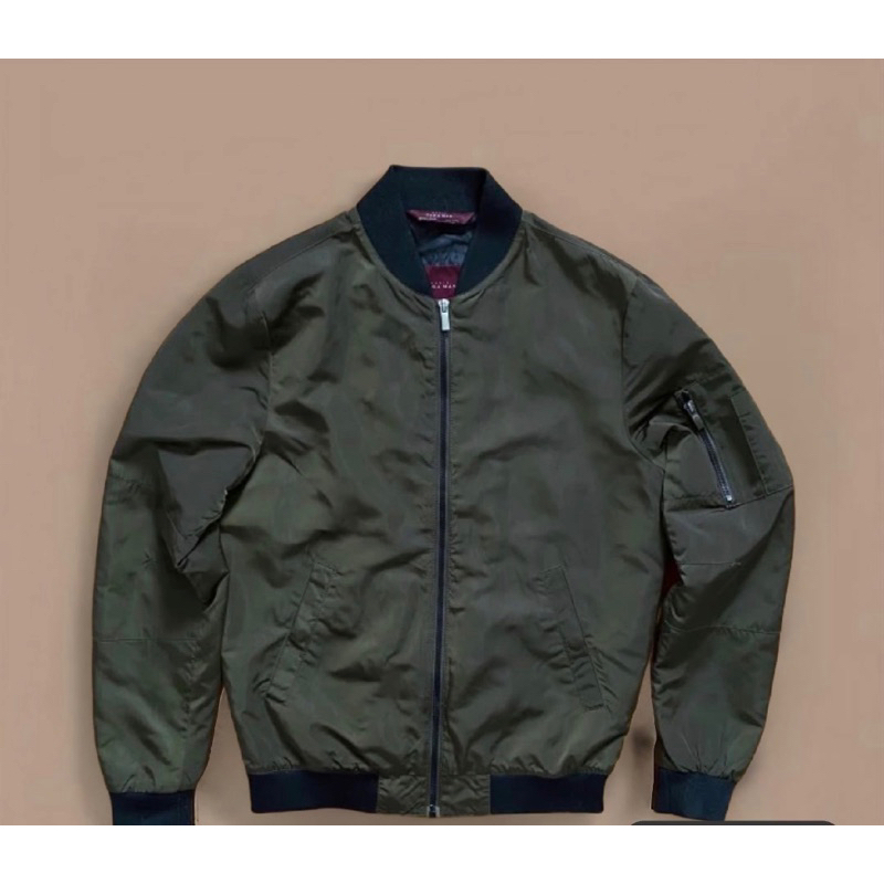 Zara bomber M for Mens Ori store 100% Ukuran M