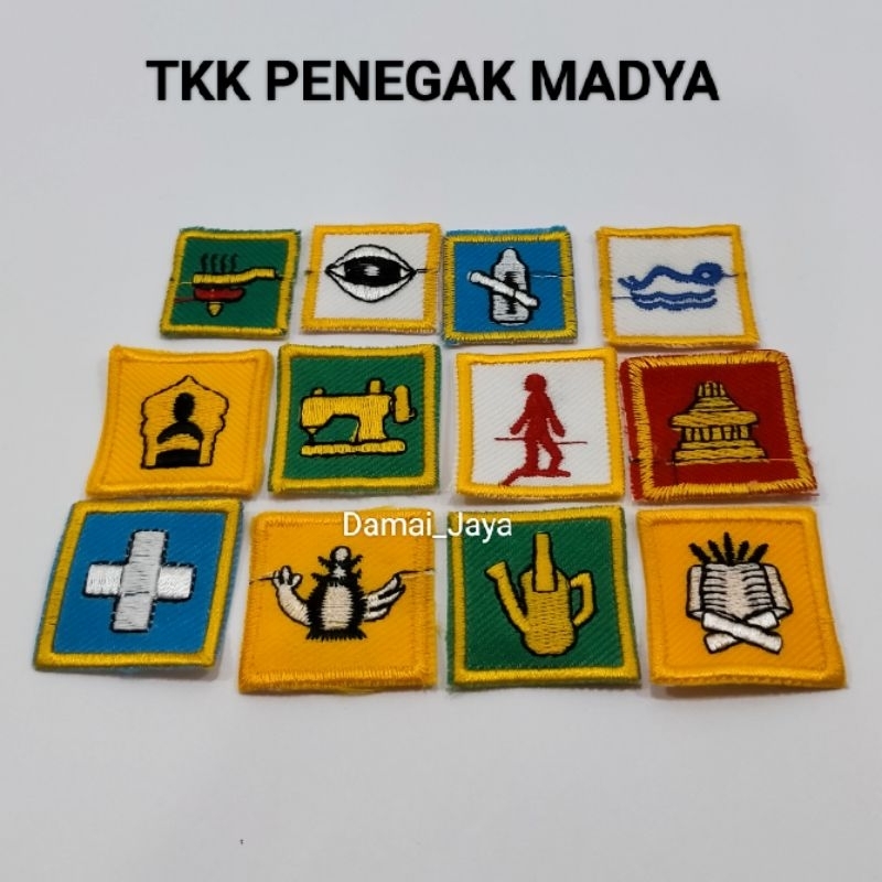 Atribut Pramuka Tanda Kecakapan Khusus SKK - TKK PENEGAK MADYA