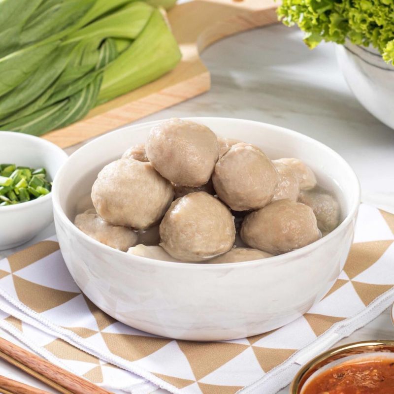 

Bakwan Halus Bakwan Sowan (Bakso Halus) Halal, Tanpa MSG, Pengawet, Pengenyal, Pewarna dan bahan kimia lain