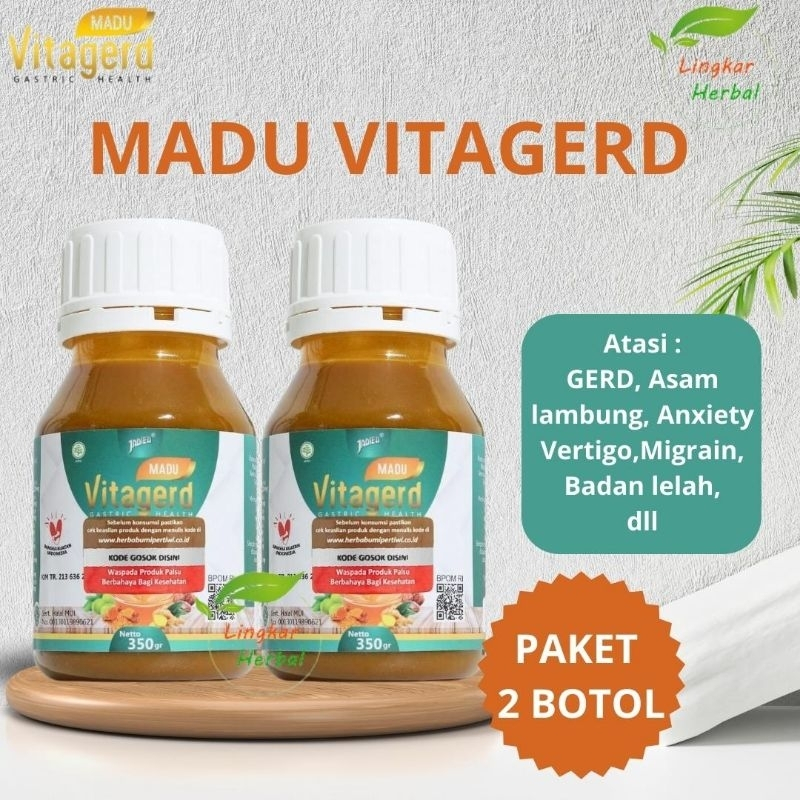 

Paket Madu Vitagerd 2 BOTOL Asli Original