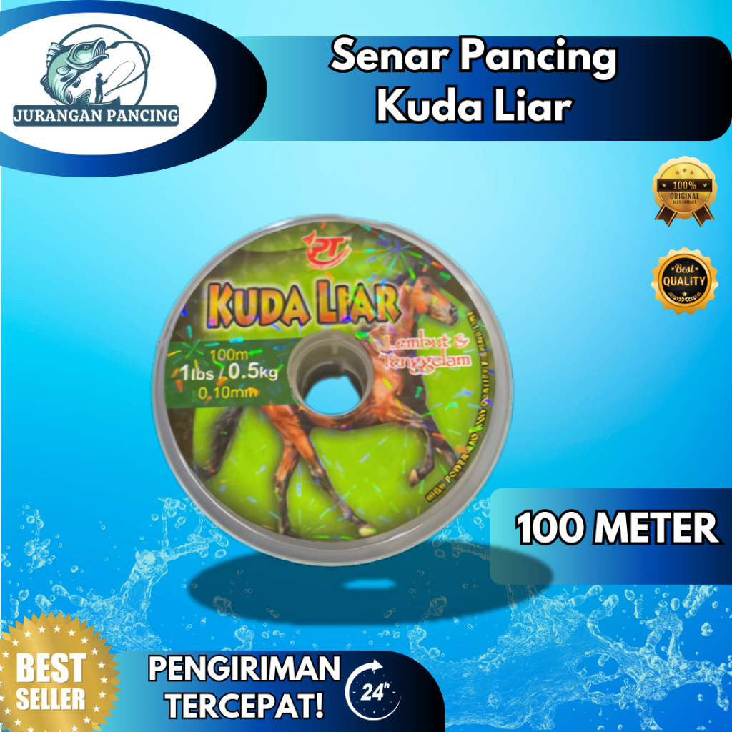 senar kuda liar 100 meter / SENAR PANCING PIONER KUDA LIAR 100M berbagai ukuran