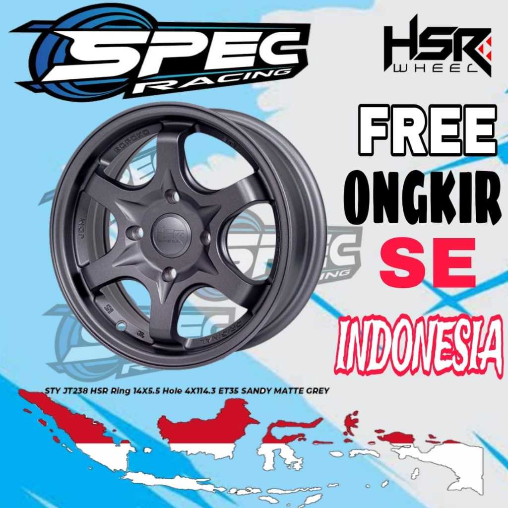 Velg Mobil Racing R14 Untuk Avanza Xenia Kijang LGX Accent Atoz Elantra Eterna Carry Futura Accord V