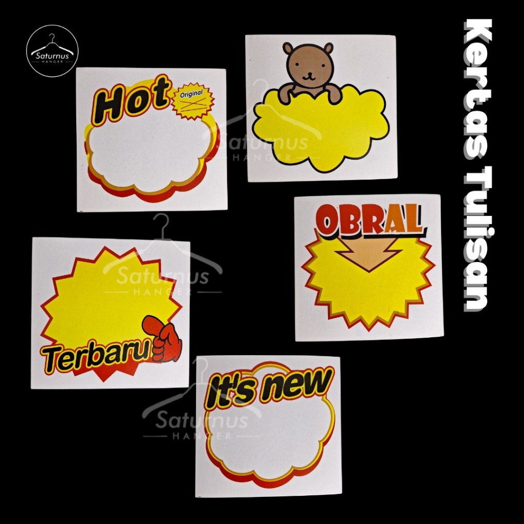 

kertas tulisan Harga Banrol/Name Tag Harga Jualan/Kertas Obral Harga Jualan - LBR