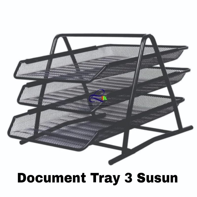 

Tray Besi Rak Dokumen Jaring V-Tec 3 Susun
