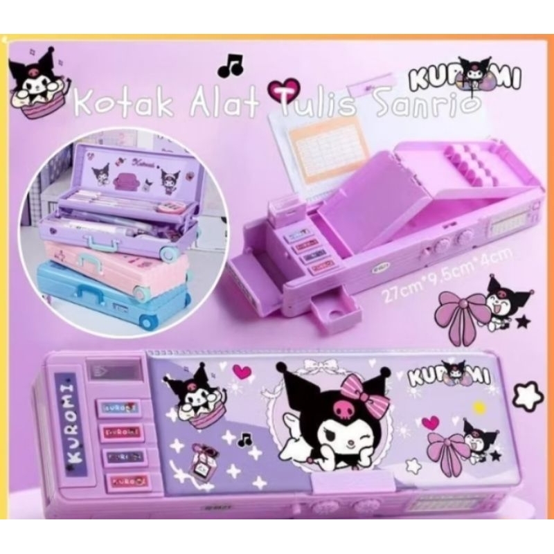 

Kotak Pensil Multifungsi Sanrio Melody Kuromi
