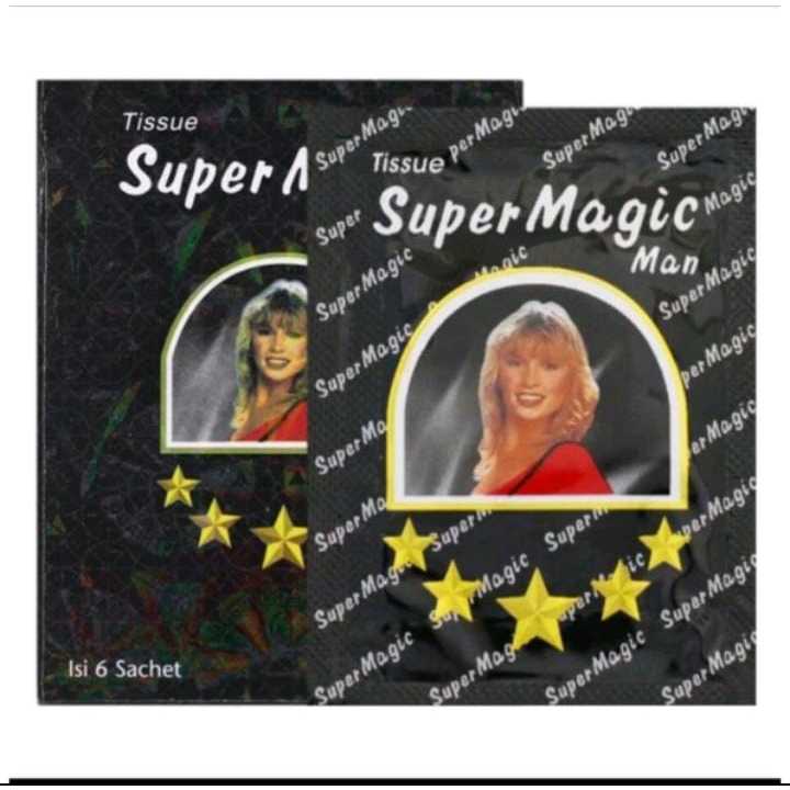 TISU SUPER MAGIC MEN > TISU BASAH > TISU SUPER MAGIC PER 1 SACHET