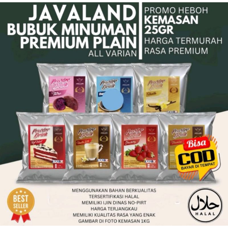 

Javaland Bubuk Minuman Aneka Rasa Ukuran 25gr