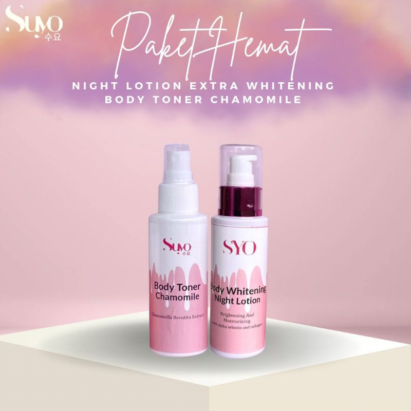 Suyo Handbody Malam+Toner Ampuh