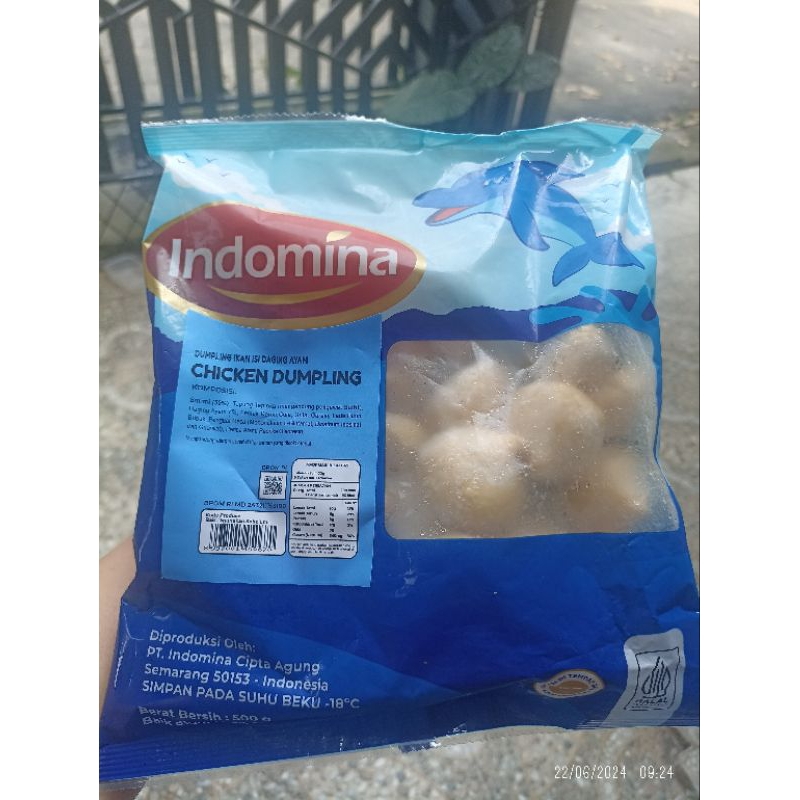 

Indomina dumpling ayam 500gram 4D Frozen Food