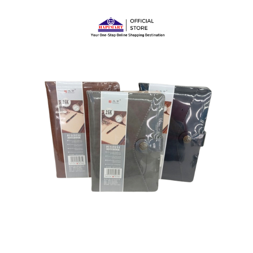 

Buku Catatan Harian Notebook Binder Diary Jurnal Cover Kulit 25K A5