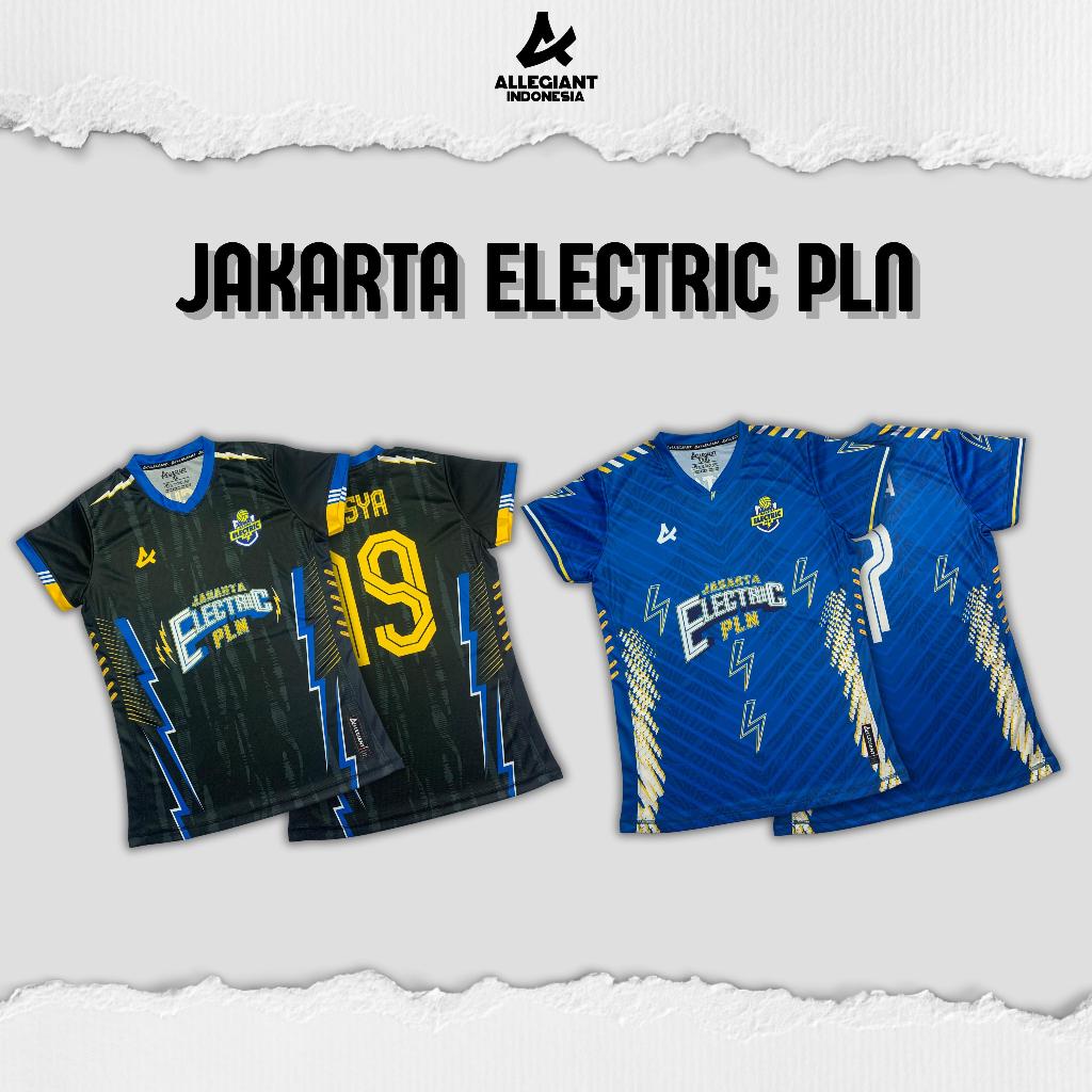 JERSEY LATIHAN JAKARTA ELECTRIC PLN PROLIGA VOLI 2024 By APPAREL ALLEGIANT