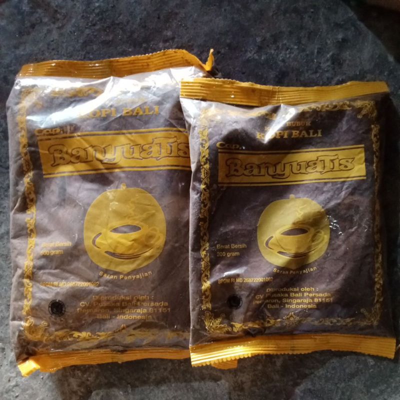 

Kopi Bubuk Bali Cap Banyuatis 500g/ 200g