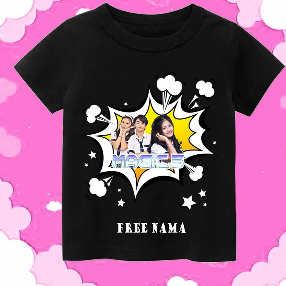 BAJU KAOS ATASAN ANAK MAGIC 5 VIRAL INDOSIAR