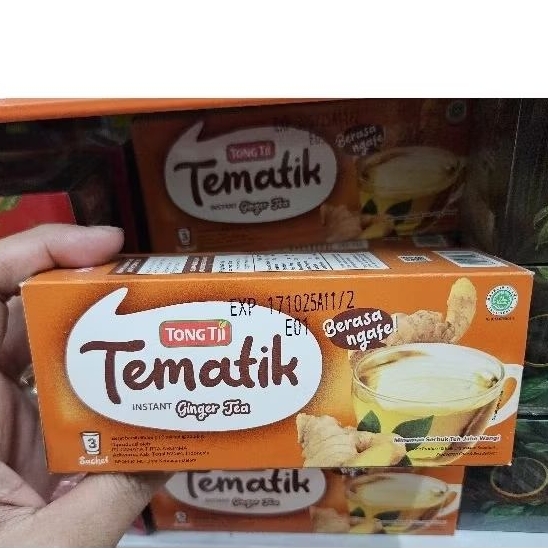 

BOX 3S - TONG TJI TEMATIK ISI 3 SACHET ( 3*21GR ) RASA GINJER JAHE - MATCHA - TEH TARIK - LEMON GRASS