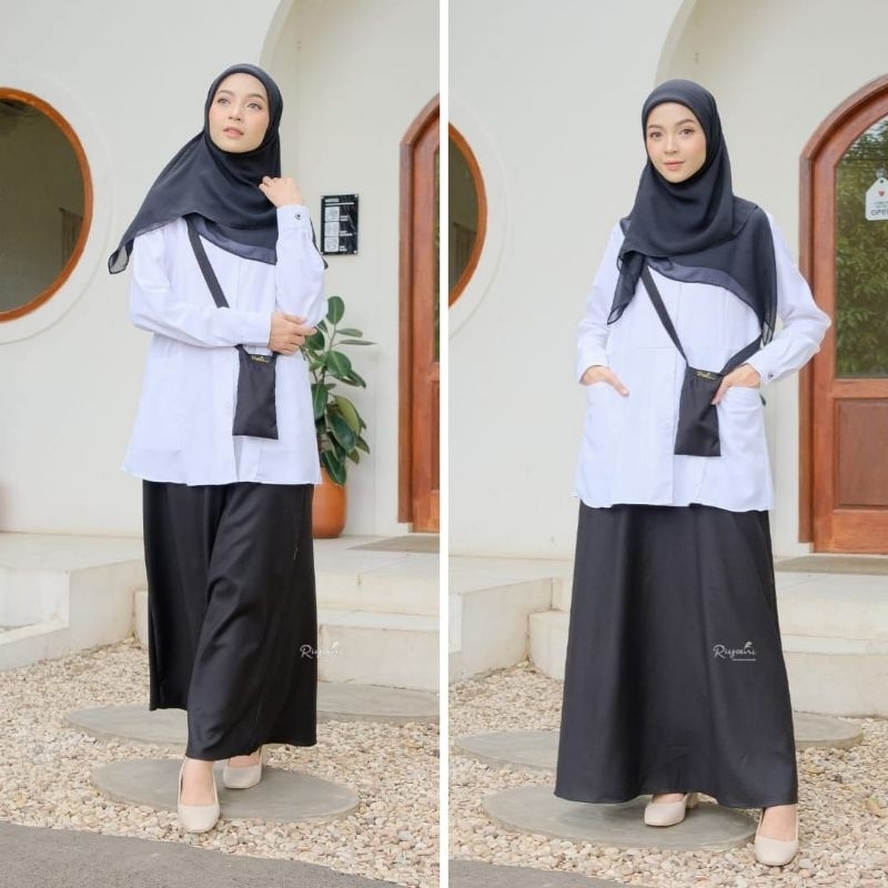SERIES GAMIS HITAM PUTIH by RIYANI GAMIS KERJA HITAM PUTIH GAMIS PNS GAMIS DINAS