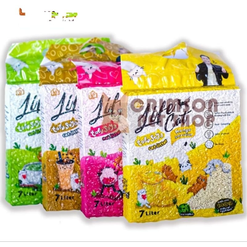Pasir Tofu Cat Litter Tofu Life Cat 7 Liter